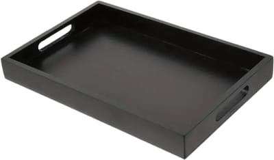 Bovista Dienblad - Rechthoek - Rond - Vierkant - Tray - Serving - Zwart