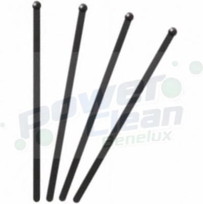 CHPN - Cocktailstaafjes - Roerstaafjes - Cocktails - 50 stuks - Zwart - Kunststof - Cocktailstirrers - Roerstaafjes - 19,5cm - Roerstokjes -