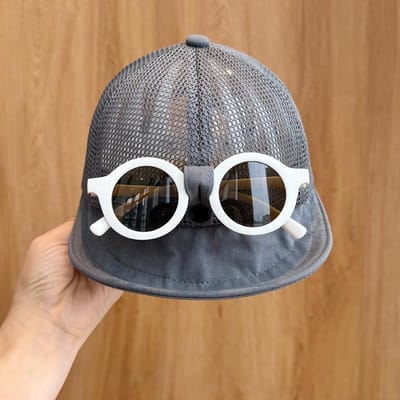 Babyhoed Lente en Herfst Zonnehoed Mannen en Vrouwen Baby Baseballpet Zomer Net Zonnehoed Vissershoed 52-54cm