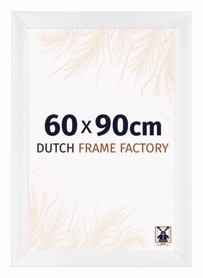 Fotolijst 60x90 cm - MDF - Wit Hoogglans - Praag