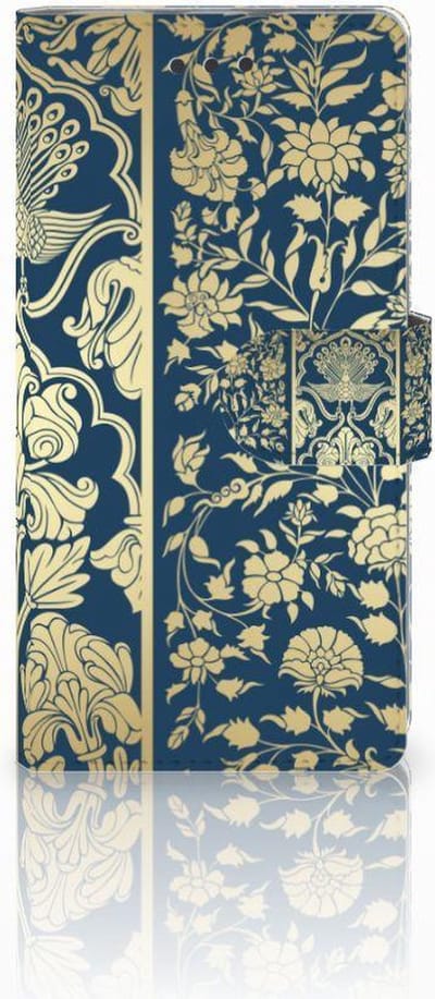 Huawei Ascend P8 Lite Hoesje Beige Flowers