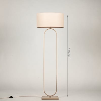 Lumidora Vloerlamp 31791 - WENEN3 - E27 - Beige - Taupe - Zand - Metaal