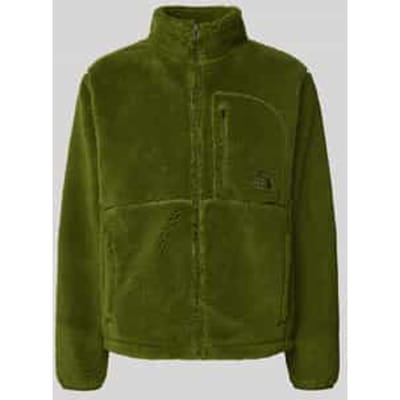 Regular fit teddyjack met ritssluiting