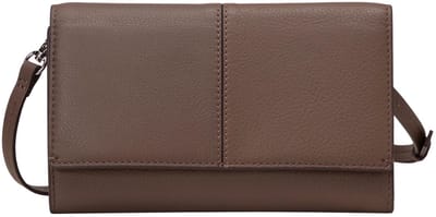 Marc O'Polo schoudertas clutch Tora 2 in 1 Crossbody Bag Faded Brown bruine