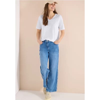Basic Shirt met V-hals