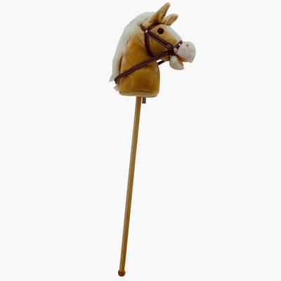 Steekpaard Hobby Horsing Zonder Wielen en Handgrepen - Inclusief Geluidsfunctie