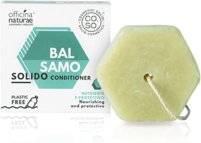 CO.SO. Voedend en Beschermend Solid Conditioner - Biologisch - Natuurlijk conditioner voor normaal tot vettig haar - met Haver en Walnootextract - Officina Naturae