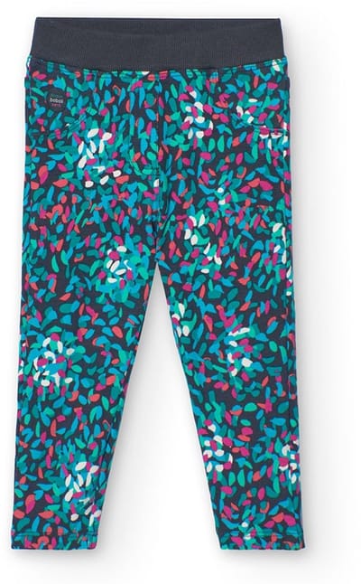 Boboli Fleece Printed Broek Veelkleurig 7 Years Meisje