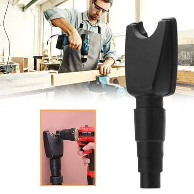 Handsfree Stofafscheider Stofafzuiggereedschap Elektrische Boor Asopvangbak Effectief Stof en beige