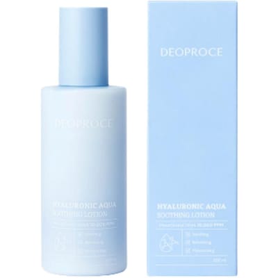 Deoproce Hyaluronic Aqua Soothing Lotion Essence 200ml - Émulsion Hydratante & Apaisante Intensive 2-en-1 pour une Peau Rosée white