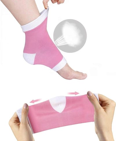 *** 1 Paar Comfortabele Hielspoor Sokken met Gelsok - Hoogwaardige Kwaliteit - Ademend en Anti Blaar - van Heble® ***
