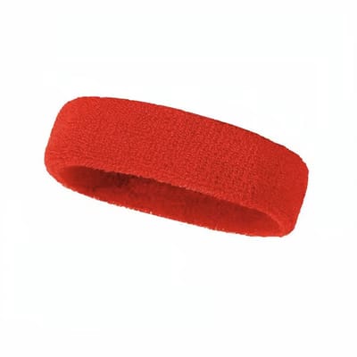 Rode Zweetband - Hoofdband - Zweetbandje - Rood - Hoofdband - Badstof - Katoen - Elastisch - Sportband - Sport accessoire - CHPN