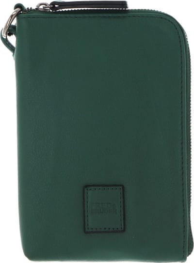 FREDsBRUDER Leren Telefoontasje Schoudertas FB Mobile Bag Emerald Donkergroen