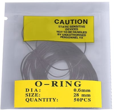 Dailygoods- O-ring Set 950/750 Stukken - Rubber O-ringen - Waterdicht - Duurzaam - Voor Horloges - Hoge Kwaliteit Materialen - Horlogeafdichting