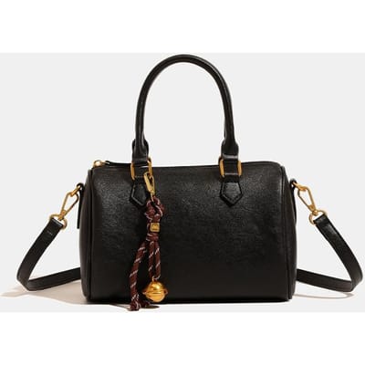 Hoge Kwaliteit Boston Tas Dames Hoge Kwaliteit Handtas Mode Forens Enkele Schouder Crossbody Tas zwart
