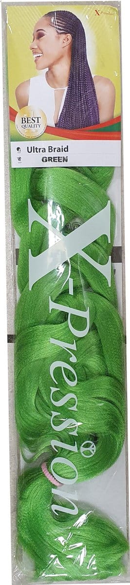X-pression Ultra Braid nummer Green (3 stuks)