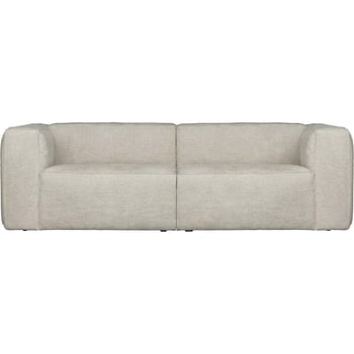 WOOOD Bean 3,5-Zits Bank - Melange - Naturel - 73x242x96
