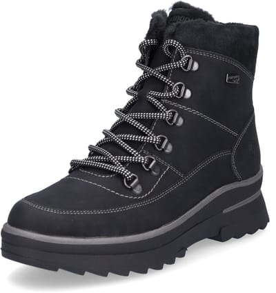 Remonte dames veterboot zwart