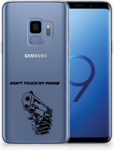 Samsung Galaxy S9 Silicone-hoesje Gun Don't Touch My Phone