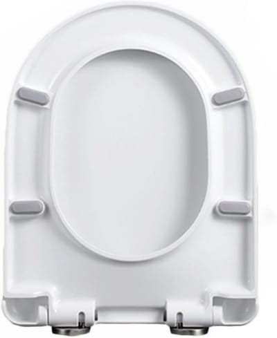 D-Vormige Toiletbril met Softclose en Verstelbare Scharnieren - Eenvoudig te Monteren