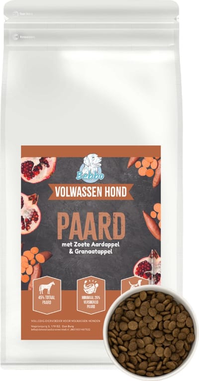 Bebbo Hondenbrokken - PAARD - Hypoallergeen - 2KG