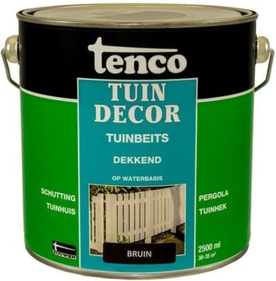 Tenco tuindecor beits dekkend bruin - 2,5 liter