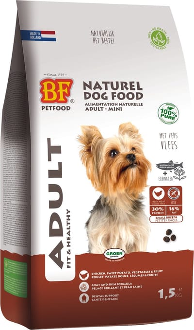 BF Petfood hondenvoer Adult mini 3 keer 5 kg