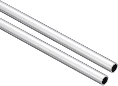 Aluminium Buizen 7mm Buitendiameter - 5mm Binnendiameter - 250mm Lengte - Naadloze Ronde Buizen voor Industrie en Doe-het-zelf Projecten