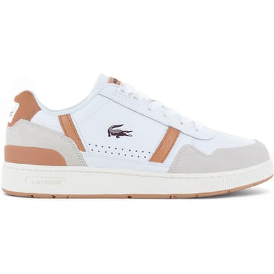 Lacoste T-clip Lage sneakers - Leren Sneaker - Heren - Wit - Maat 44