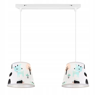 Light-Home Bambi – Hanglamp – Hoogte verstelbaar – 2x E27 – Kinderkamer design