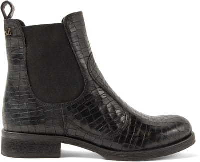 Lazamani - Marij Dames Chelsea Boots Leer Black - Maat 37