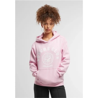 Mister Tee Damen Lovers Club Ladies Fluffy Hoody MST240 Softpink-XS