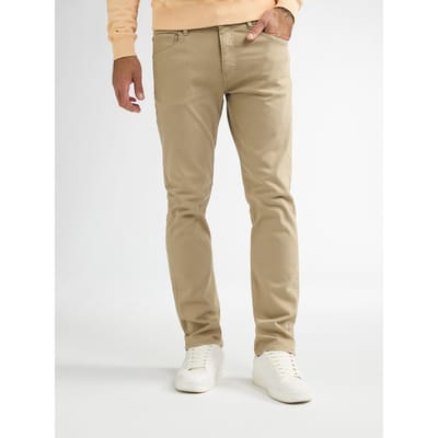 Petrol Industries Spijkerbroek Heren - Rechte Jeans met Stretch - Comfortabele Broek - Vijf Zakken - 98% Katoen - Denim - Oranje - Maat W29L32