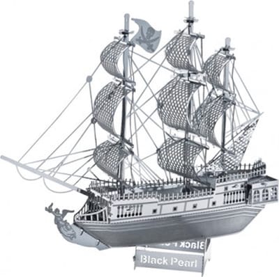 De Bouwplaats Black Pearl bouwpakket - Zeilschip van metaal - Vanaf 14 jaar