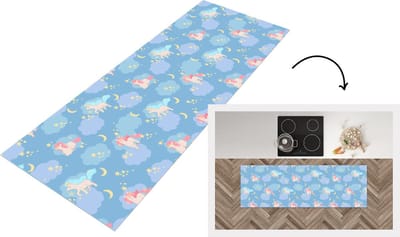 Keukenloper - Loper keuken - Unicorn - Patronen - Sterrenhemel - 150x50 cm - Keukenloper vinyl