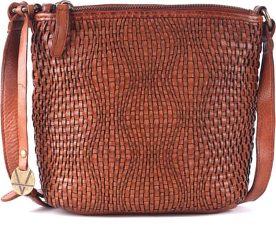 Echte Leren Crossbody Slingtassen voor Dames – Trendy Casual en Kantoortas met Verstelbare Schouderband