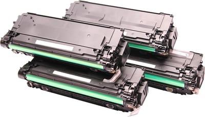 Set 4x ABC huismerk toner geschikt voor HP Laserjet Enterprise M550 Series M552 M552dn M553 M553dn M553n Laserjet Enterprise MFP M570 Series M577 M577c M577dn M577f HP 508A CF360A CF361A CF362A CF363A