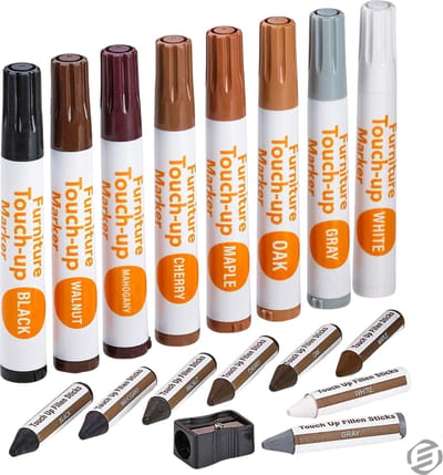 Equivera Laminaat Reparatieset - Laminaat Repareren - Meubel Reparatie - Meubel Reparatieset - Laminaatstift - Laminaat Stift - Laminaat Stiftje Reparatie