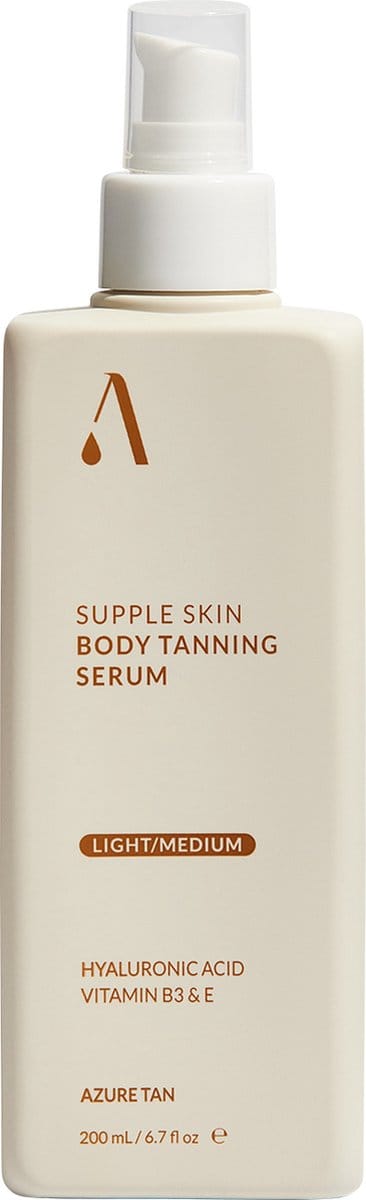 Skin Body Tanning Serum LIGHT TO MEDIUM 200ml, Azure Tan