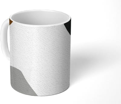 Mok - Koffiemok - Minimalisme - Design - Vormen - Mokken - 350 ML - Beker - Koffiemokken - Theemok