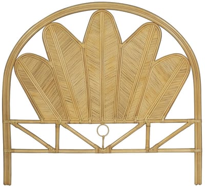 Vente-unique Hoofdeinde van 140 cm - Rotan - Naturel - CHELINA
