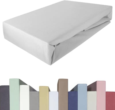 Dailygoods- Hoeslaken 200 x 220 cm - Zware Premium Kwaliteit - Jersey Katoen/Elastaan - Voor Boxspringbed/Waterbed - Perfecte Pasvorm - Kreukvrij - Matraslaken
