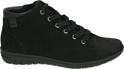 Hartjes 172.0812/99 - VeterlaarzenHoge sneakersDames sneakersDames veterschoenenHalf-hoge schoenen - Kleur: Zwart - Maat: 42