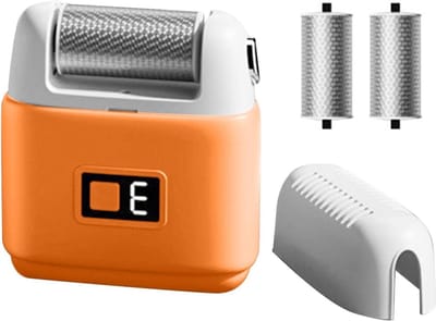 Elektrische Eeltverwijderaar - Voetvijl - Zachte Voeten - USB Snelladen - 3 Opzetkoppen - Wit