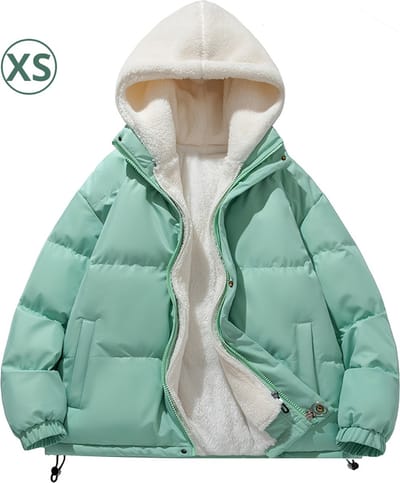 Nivard Parka Heren - Winterjas - Sherpa - Voor Heren - Jas - Winter - Volwassen - Extra Zacht - Groen - Maat XS