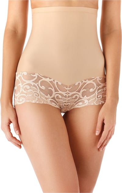Bellivalini Dames Slip Onderbroek - Figuurvormende - Shapewear - Polyamide - High Waist – Beige – S - BLV-BLV50-103-SL