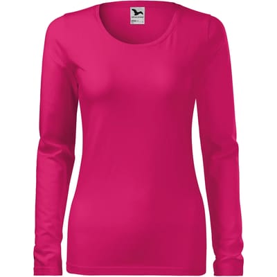 Dames-T-shirt met lange mouwen Malfini Slim 139