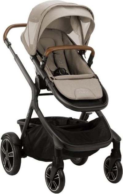 XQC - Nuna Demi Grow - Hoes voor Kinderwagen Duwstang - Cover voor Veiligheidsbeugel - Cognac