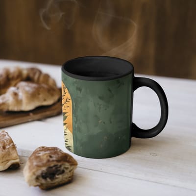 Magische Mok - Foto op Warmte Mokken - Koffiemok - Plant - Bloemen - Wit - Magic Mok - Beker - 350 ML - Theemok