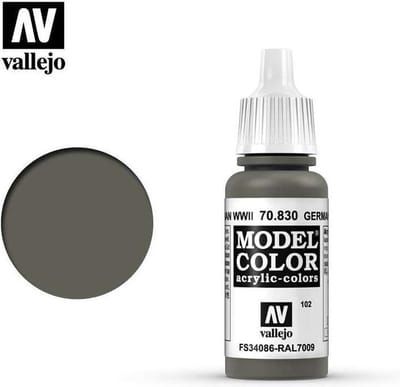Vallejo Hobbyverf Acrylverf - 70830 Model Color German Fieldgrey - Acryl Verf flesje - 17 ml